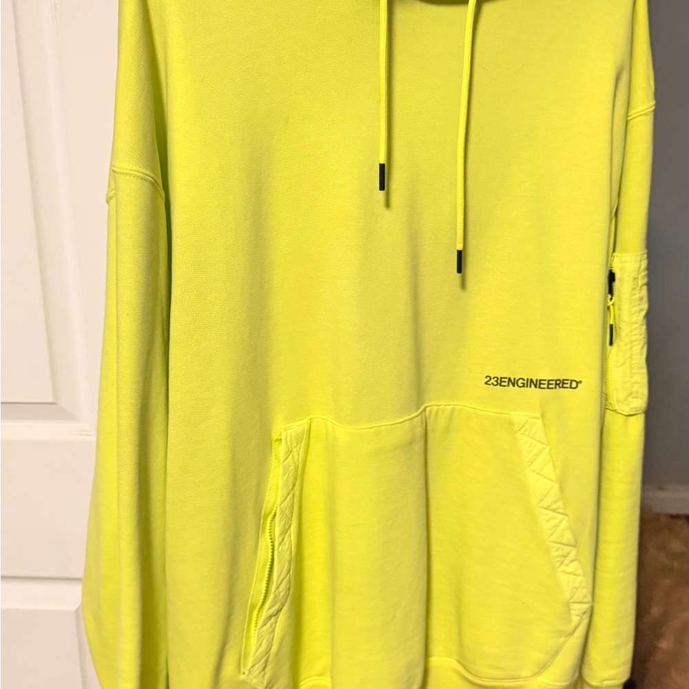 23ENGINEERED special addition air Jordan Neon Yellow Hoodie
